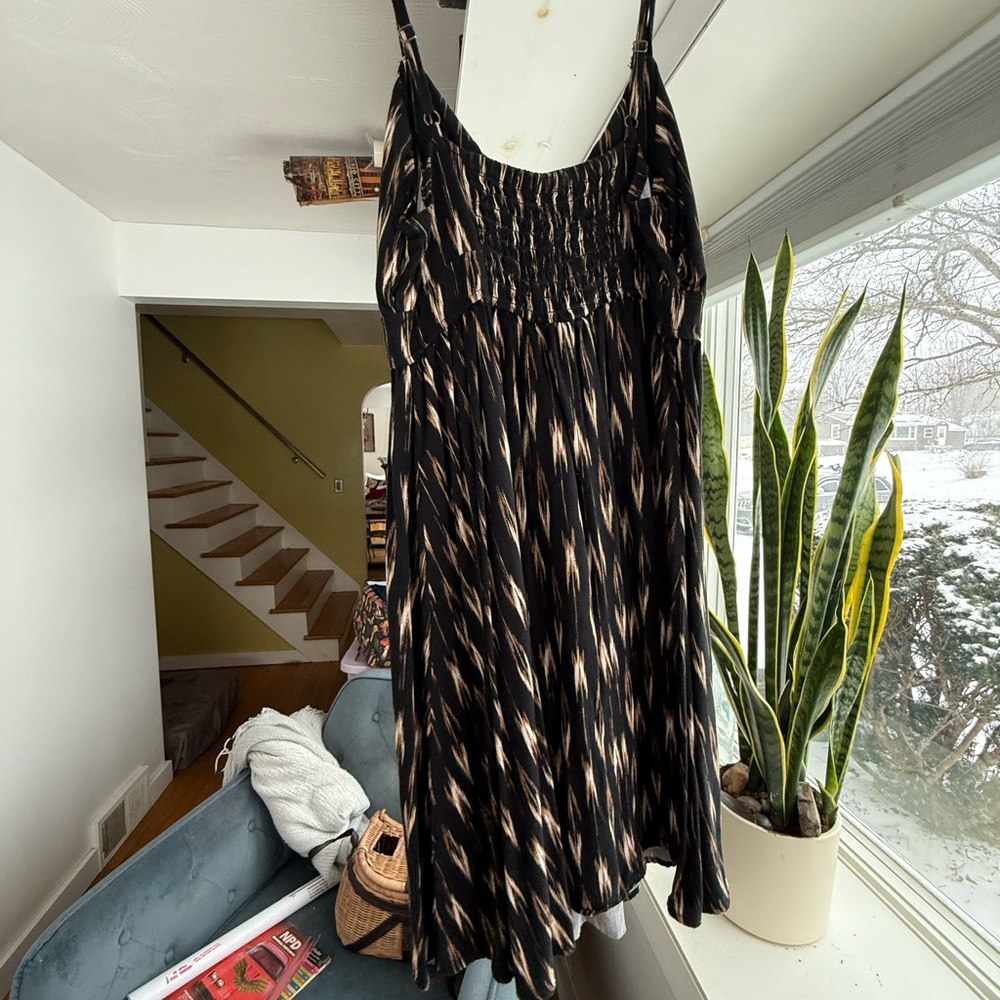 NWOT Banana Republic Black and Cream Mini  Dress